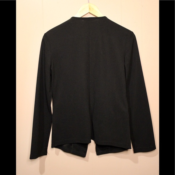 Black Blazer with Zipper Details - Shein - Picture 6 of 9
